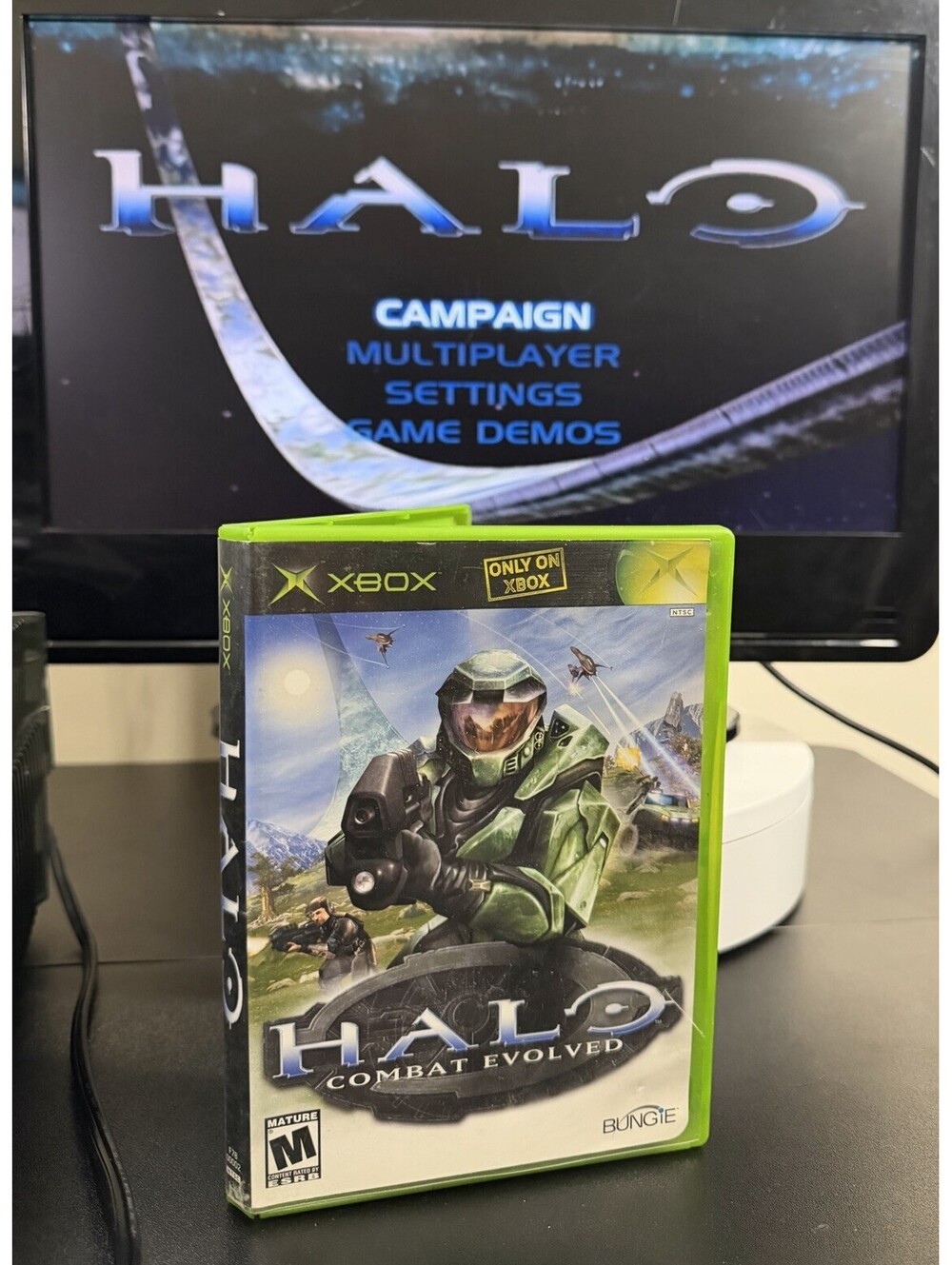 Halo: Combat Evolved CE Original Xbox First Print Launch Edition CIB 09/01 Match